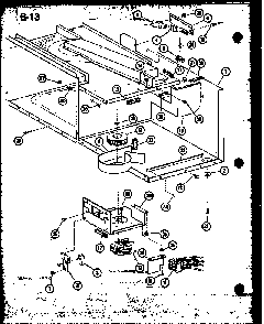 Blower Diagram and Parts List for RL6-10ET P76383-1M Amana Microwave