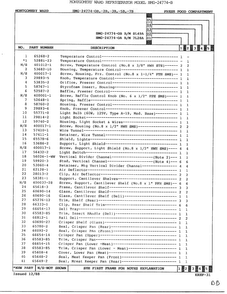 Fresh  Food Compartment Page 2 Diagram and Parts List for 2477AB  Admiral Refrigerator