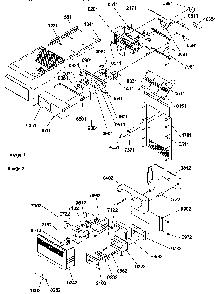 Ice Maker/control Assy Diagram and Parts List for SRDE528TBW-P1312602WW  Amana Refrigerator