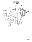 Part Location Diagram of W10304863 Whirlpool BOLT