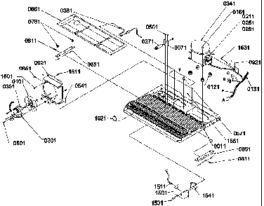Machine Compartment & Muffler Assy Diagram and Parts List for SRD528VW-P1320402WW  Amana Refrigerator