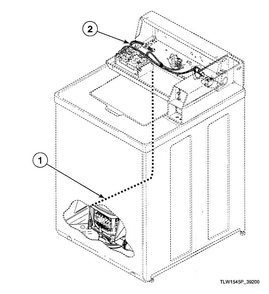 Harnesses Diagram and Parts List for SWT820WN  Speed Queen Washer