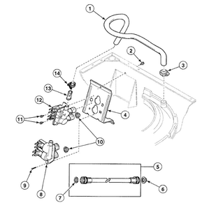 Valve Assy Diagram and Parts List for SWT220WM  Speed Queen Washer