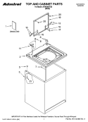 Part Location Diagram of W10044800 Whirlpool Installation Instructions
