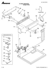 Part Location Diagram of W10232964 Whirlpool USE & CARE GUIDE