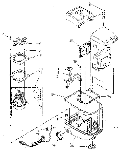 Unit Parts Diagram and Parts List for 1162002080  Kenmore Canister Vacuum
