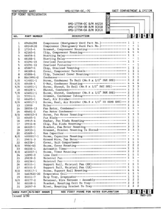 Unit Compartment And System Page 2 Diagram and Parts List for 17794A  Admiral Refrigerator