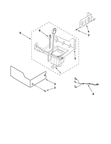 Pump Parts Diagram and Parts List for MIM1554XRS0  Maytag Ice Maker