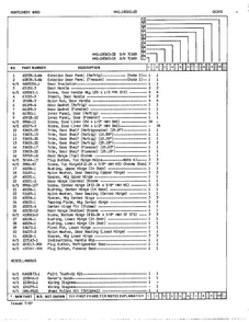 Doors/misc Page 2 Diagram and Parts List for 18060A  Admiral Refrigerator
