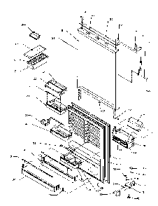 Refrigerator Door Diagram and Parts List for TP21A3L-P1181503WL  Amana Refrigerator
