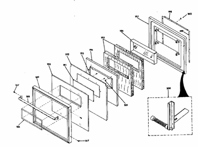 Part Location Diagram of 19135 Maytag Hinge