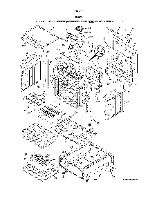 Body Diagram and Parts List for 79042522319  Kenmore Range