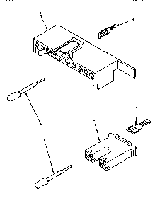 Motor Connect Block, Diagram and Parts List for LW8413W2 LW8413W2A Amana Washer