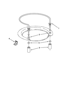 Heater Parts Diagram and Parts List for MDB4630AWB0  Maytag Dishwasher