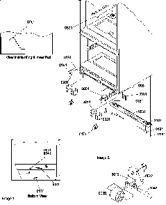 Insulation & Roller Assembly Diagram and Parts List for BM20TBL-P1305801WL  Amana Refrigerator