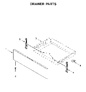 Drawer parts Diagram and Parts List for MGR6600FZ2  Maytag Range