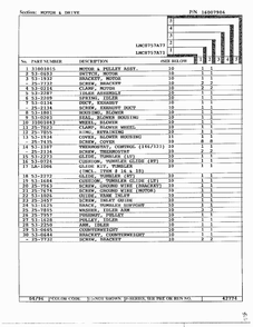 Motor And Drive Page 2 Diagram and Parts List for LNC-8757A71  Maytag Dryer