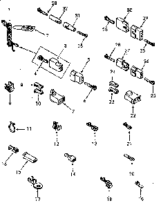 Power Cord And Wire Terminals Diagram and Parts List for NG4619W53721  Speed Queen Dryer