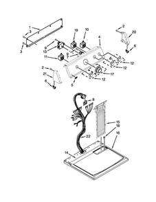 Part Location Diagram of W10199708 Whirlpool NAMEPLATE