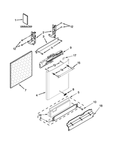 Part Location Diagram of W10610052 Whirlpool LIGHT-IND