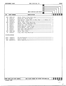 Doors Page 3 Diagram and Parts List for 21994-OA  Admiral Refrigerator