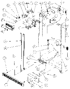 Refrigerator/freezer Controls And Cabinet Diagram and Parts List for 36271-P1121802W  Amana Refrigerator