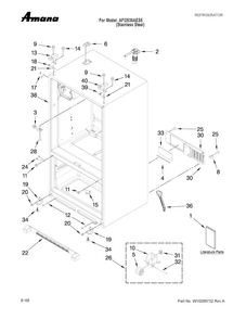 Part Location Diagram of W10215638 Whirlpool GUIDE, ENERGY