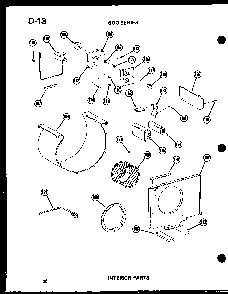 Section 6 Diagram and Parts List for 212-2JM P54655-65R Amana Air Conditioner