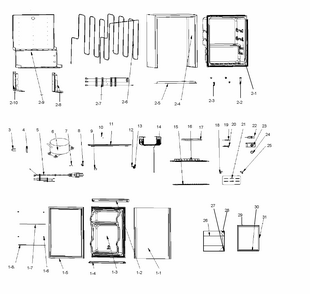 Refrigerator Assy Diagram and Parts List for 25599759  Kenmore Refrigerator
