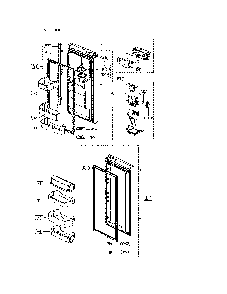 Refrigerator Door Diagram and Parts List for 11173307911  Kenmore Refrigerator