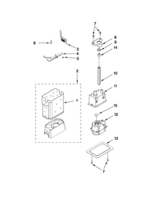Part Location Diagram of W10395652 Whirlpool ICE-CONTNR