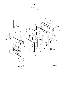 Door Diagram and Parts List for 79095103413  Kenmore Range