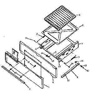Part Location Diagram of 0086911 Whirlpool TRACK, UPPER