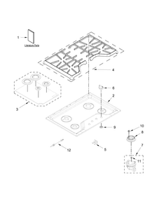 Part Location Diagram of W10597144 Whirlpool Installation instructions