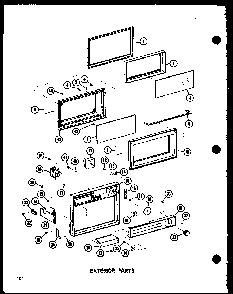 Part Location Diagram of B570220-1 Whirlpool DISCONTINUED