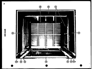 Section 8 Diagram and Parts List for 324-3B  Amana Air Conditioner