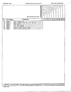 Fresh Food Compartment Page 3 Diagram and Parts List for 21472A  Admiral Refrigerator