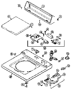 Part Location Diagram of 215699 Whirlpool SWITCH