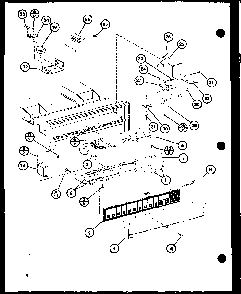 Control Diagram and Parts List for RC-14SE-P76881-2M  Amana Microwave