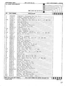 Unit Compartment And System Page 2 Diagram and Parts List for 19992A  Admiral Refrigerator