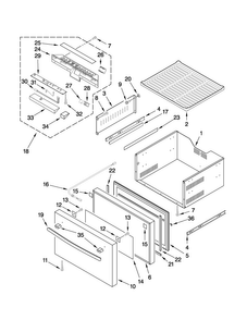 Part Location Diagram of W10056279 Whirlpool SPACER