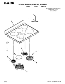 Part Location Diagram of W10345638 Whirlpool OWNERS MANUAL