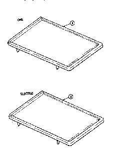 Griddle Diagram and Parts List for A302  Jenn-Air Range