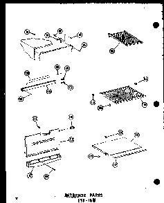 Section 4 Diagram and Parts List for ESRF-16W-AG-P60303-52WG  Amana Refrigerator