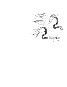 Part Location Diagram of KC68GBZTZC0C Maytag Vacuum hose handle switch case