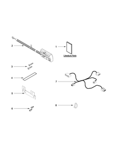 Part Location Diagram of WPW10550219 Whirlpool Wiring Harness