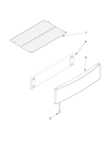 Drawer And Rack Parts Diagram and Parts List for JDS9865BDP23  Jenn-Air Range