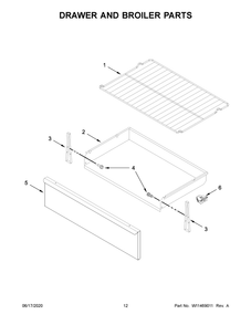 Part Location Diagram of W11758710 Whirlpool CONSOLE