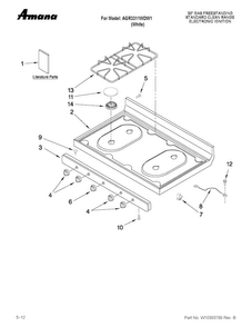 Part Location Diagram of W10260205 Whirlpool PANL-MNFLD