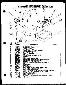 Add On-ice Maker Assembly Diagram and Parts List for 86065E-P1125514WE  Amana Refrigerator